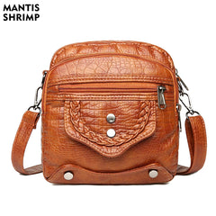 Women Bag Casual Ladies Messenger Bags Cross-body Soft PU Leather Shoulder Bag