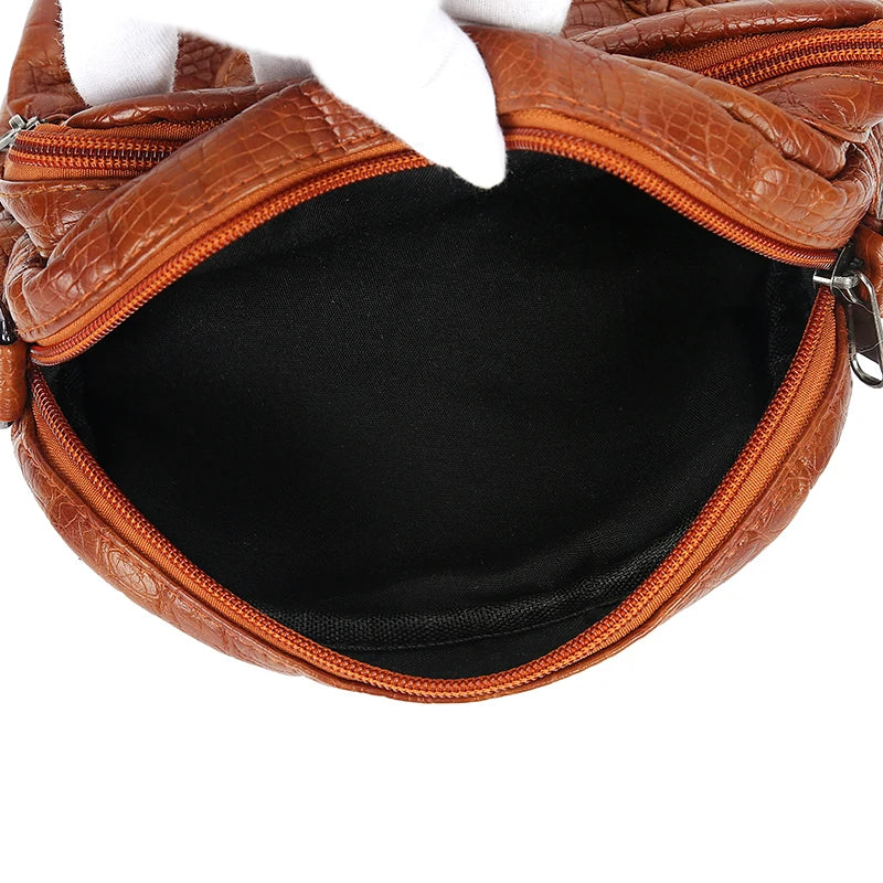 Women Bag Casual Ladies Messenger Bags Cross-body Soft PU Leather Shoulder Bag