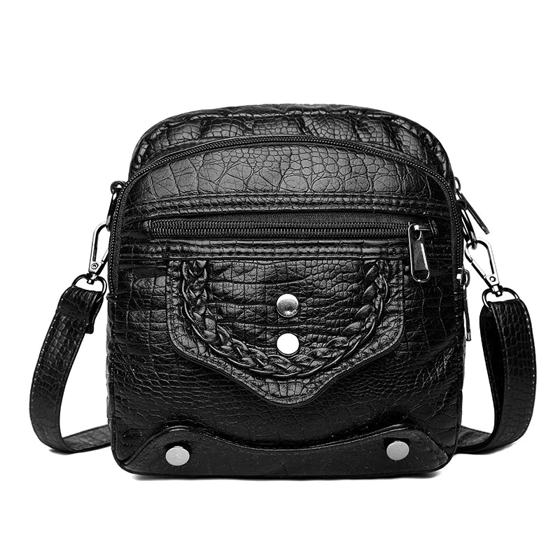 Women Bag Casual Ladies Messenger Bags Cross-body Soft PU Leather Shoulder Bag