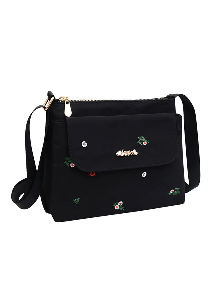 Casual Shoulder Bags Handbag Nylon Crossbody Bag Female Ladies Messenger Pack