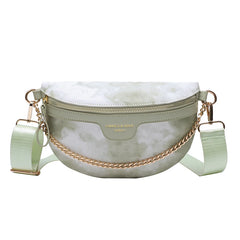 Women Bag Casual Small Shell Chest Bags Bright Pink Waist Pack Female
