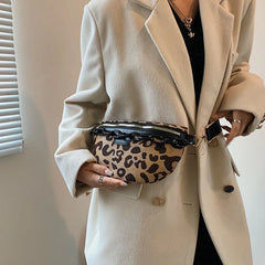 Leopards Pattern Crossbody Chest Bag Fanny Pack