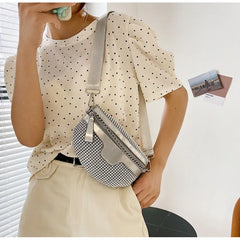 Women Waist Bag Leather Crossbody Chest Fanny Packs Travel