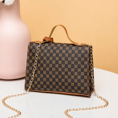 Leather Tassel Crossbody Bag Small Square Shoulder Casual Phone Bag
