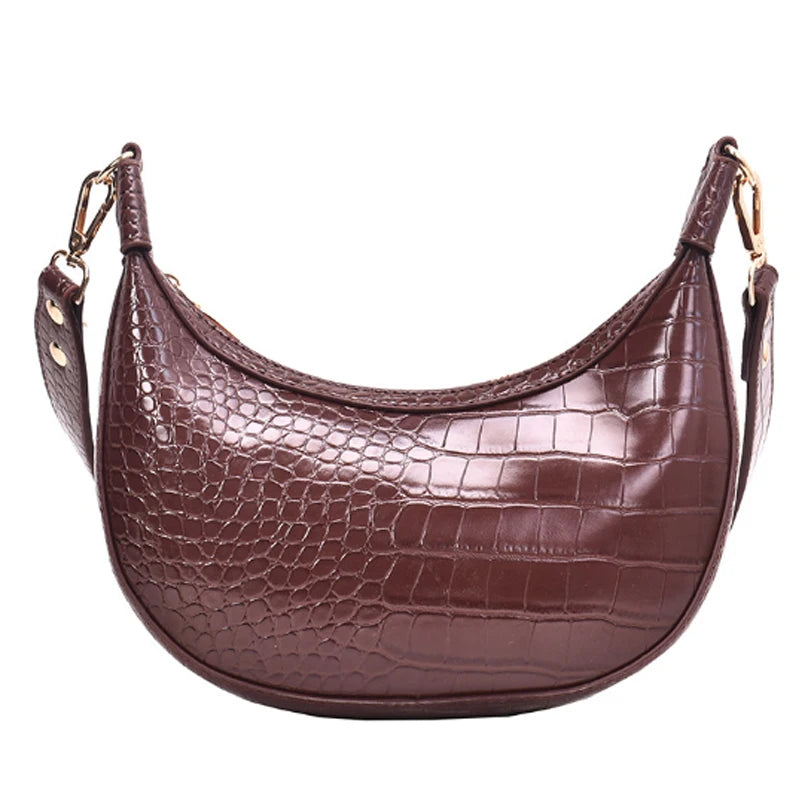 Crocodile Messenger Shoulder Female Handbag Crossbody Girl Bag
