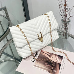 Embroidered Chain Messenger Crossbody Bag Small Bag Ladies Crossbody