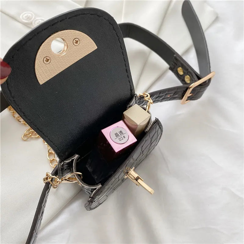 Leopard Print Waist Bag PU Belt Pack Shoulder Crossbody Messenger