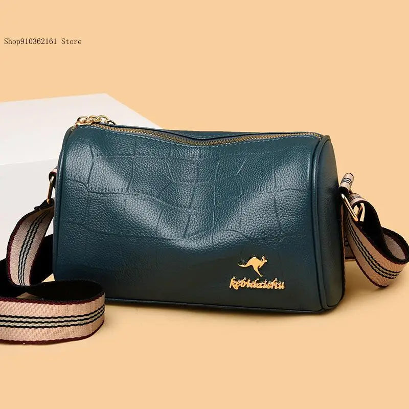 Women Bag Female Messenger Bag High Purse Leather Handbags Women Shoulder Bags C