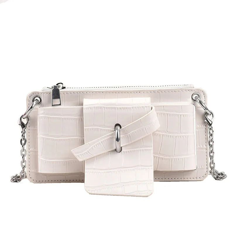 Mini Shoulder Purse with Long Chain Strap Crossbody Sling Bags For Women