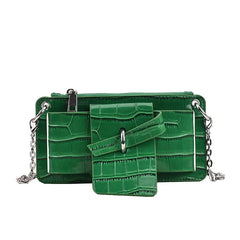 Mini Shoulder Purse with Long Chain Strap Crossbody Sling Bags For Women