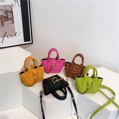 Mini Crossbody Messenger Leather Bag Women Dumpling Purse