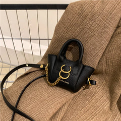 Mini Crossbody Messenger Leather Bag Women Dumpling Purse