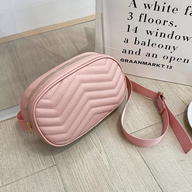 Women Square Crossbody Chest Bag Mobile Phone Sling Small Shoulder Messenger Bag