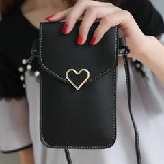 Transparent Women Coin Purse Cross Shoulder Bag Girls Phone Bags