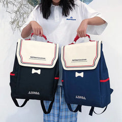 Nylon Laptop Backpack for Women - School Bag for Teenage Girls