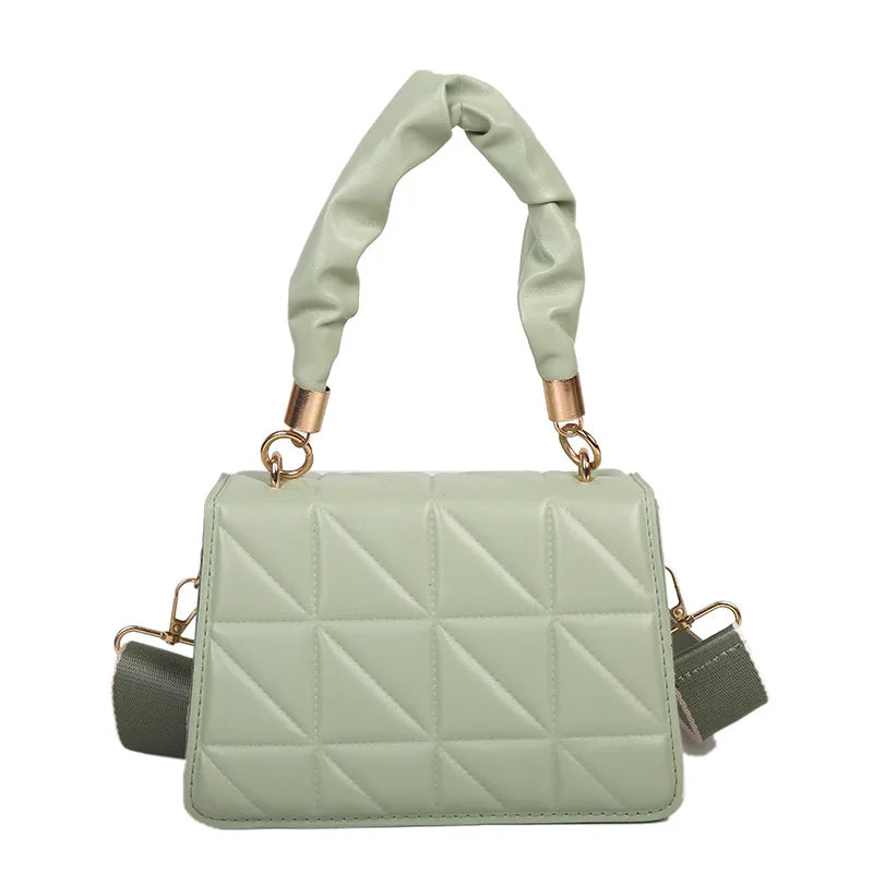 Women Small Square Shoulder Messenger Crossbody Bag Side Purse