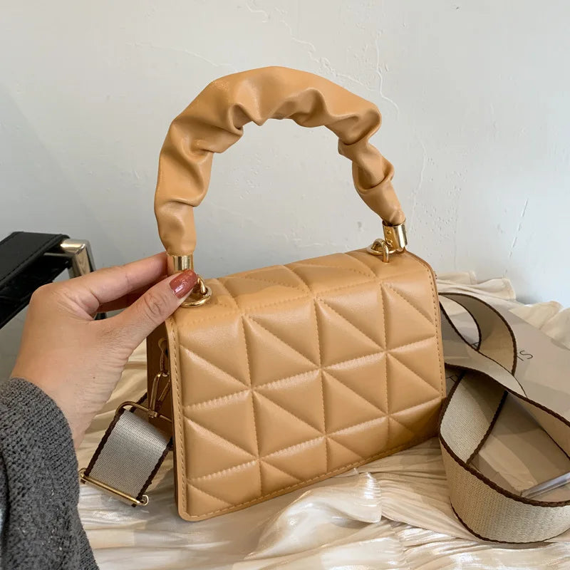 Women Small Square Shoulder Messenger Crossbody Bag Side Purse