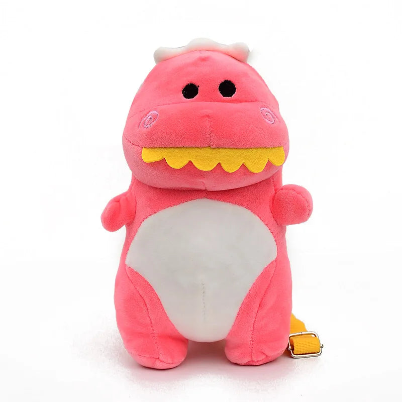 Plush Dinosaur Girl Crossbody Bag Mini Shoulder Purse Money Phone Bolsa
