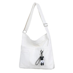 Korea Japanese Canvas Shoulder Bag Art Satchel