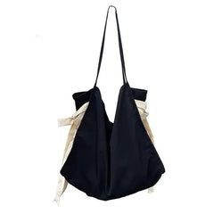 Women Bag Ladylike Bow Tote Bag Zipper Shoulder Handbag