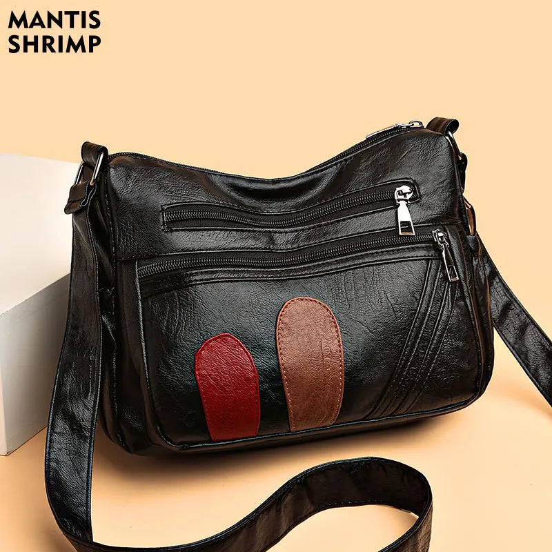 Women Bag Lady Crossbody Bags PU Leather Daily Shoulder Pack