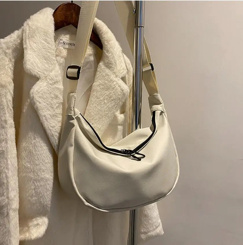 Women Large Capacity Messenger Bag Casual Oxford Cloth Single Shoulder Bag