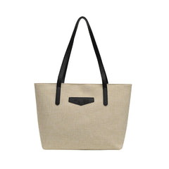 Large Capacity Cotton Linen Tote Bag Casual Female Shopping Handbag