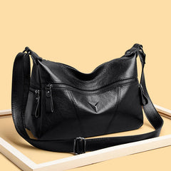 Leather Women's Crossbody Bag Shoulder Messenger Sac A Main Femme