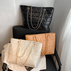 Women's Retro Messenger Bag Chain Tote Shoulder Bag