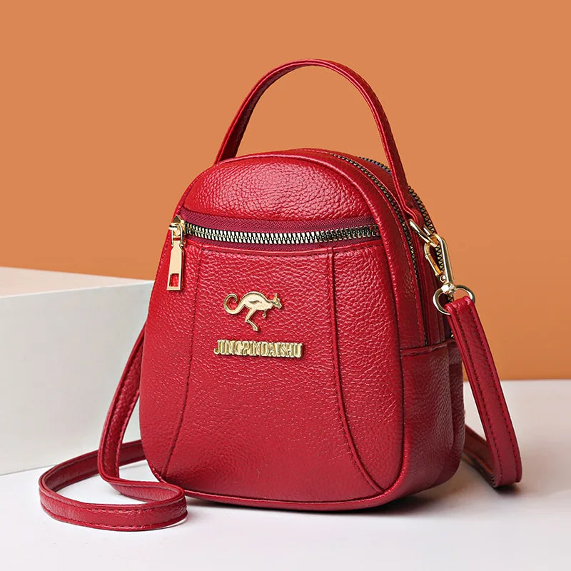 Women Mini Shoulder Messenger Bag Soft PU Leather Crossbody Bags