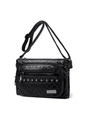 Women Bag Crossbody Messenger Vintage PU Leather Tote Sac A Main F
