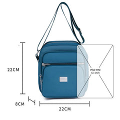 Women Shoulder Bag Square Pack Nylon Messenger Crossbody Daily Bags