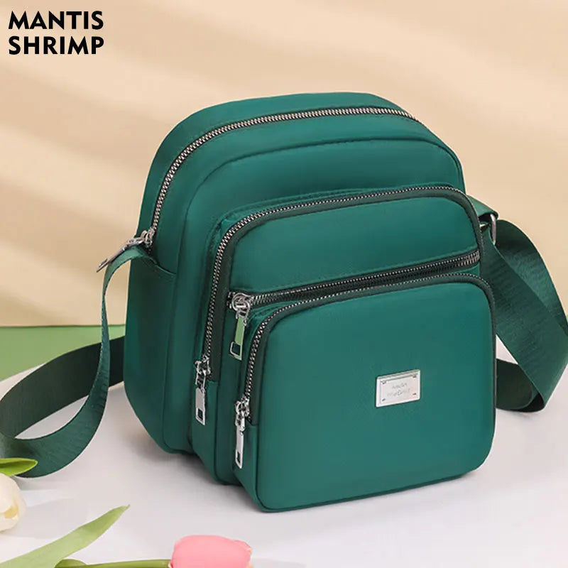 Women Shoulder Bag Square Pack Nylon Messenger Crossbody Daily Bags