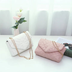 Women Bag Diamond Embroidered Chain Small Square Small Bag Casual Shoulder Messe