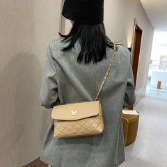 Women Crossbody Bag Soft Leather Messenger Chain Shoulder Satchel Purse