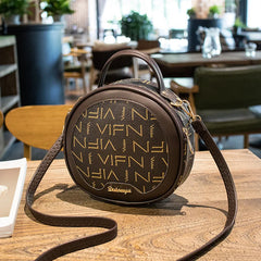 Women Mini Round Crossbody Bag Small Side Purse
