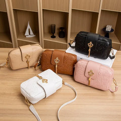 Women Small Square Bag PU Leather Cross Body Handbag