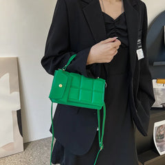 Women Bag Lady Shoulder Messenger Solid Small Square Crossbody Bags
