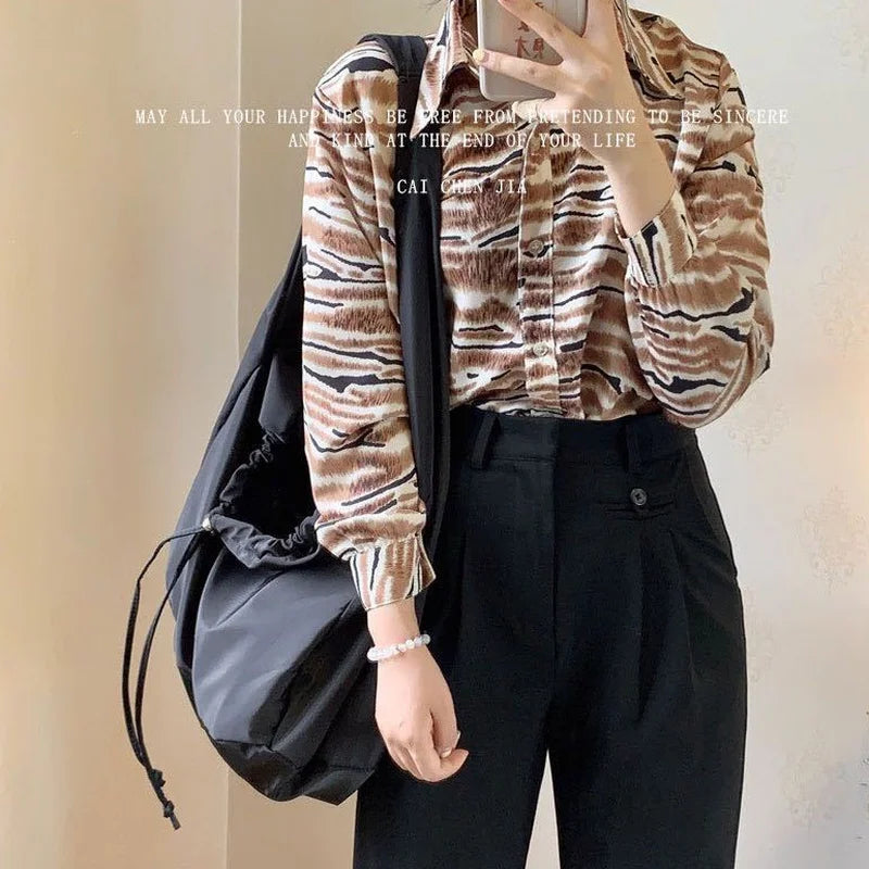 Nylon Bucket Shoulder Bag Solid Zipper Tote Handbag