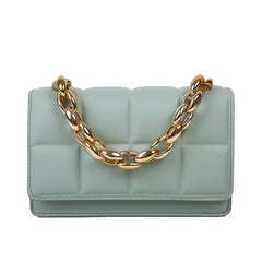 Women Bag Thick Chain Small Shoulder Messenger Bag Square Bag