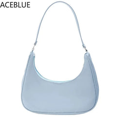 Nylon Armpit Shoulder Purse Canvas Handbag Clutch Women Hobos Bolso Feminina
