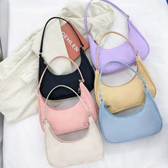 Nylon Shoulder Purse Small Handbags Summer Hobos Clutch Women Bag