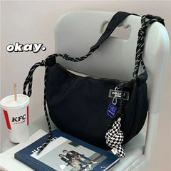 Nylon Hobo Shoulder Bag Soft Casual Handbag Crossbody Girls Bag