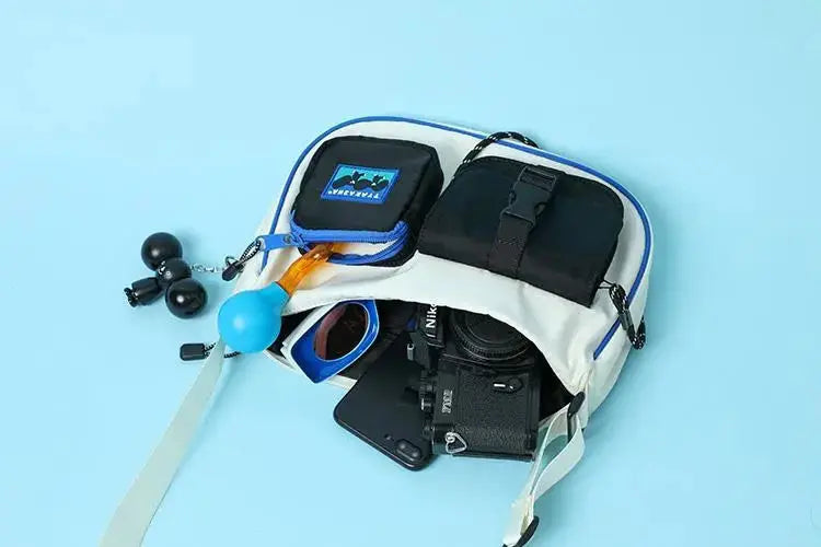 Nylon Zipper Shoulder Bags Handbags Purse Girls Bag