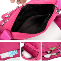 Waterproof Nylon Messenger Bag for Women