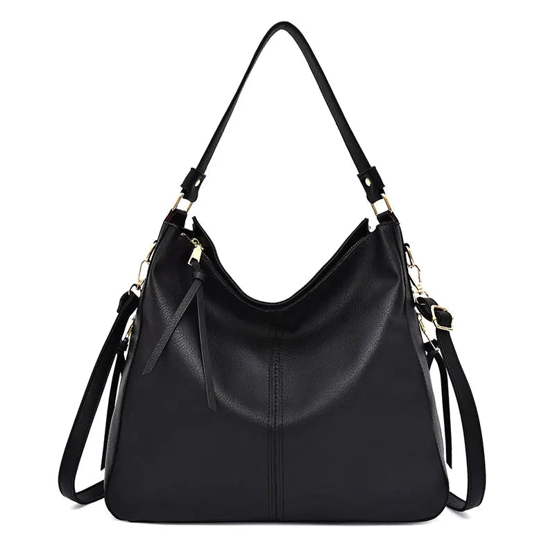 Oil Wax Leather Handbags Large Capacity Shoulder Bags Vintage Tote Women Bags