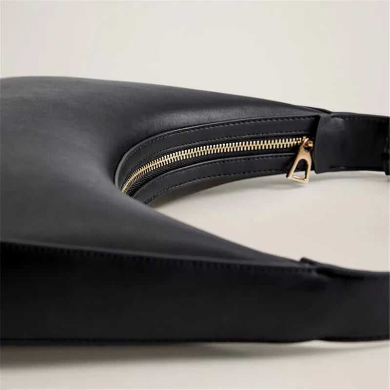Women Bag PU Bucket Casual Solid Zipper Shoulder Bags Handbags Women Bag