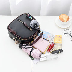 Women PU Leather Crossbody Bag Shoulder Messenger Bag