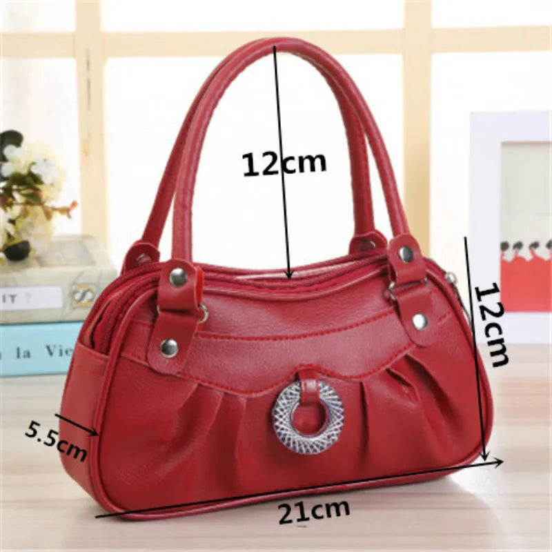 Vintage Flower Panelled Messenger Bag PU Leather