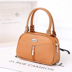 Vintage Flower Panelled Messenger Bag PU Leather